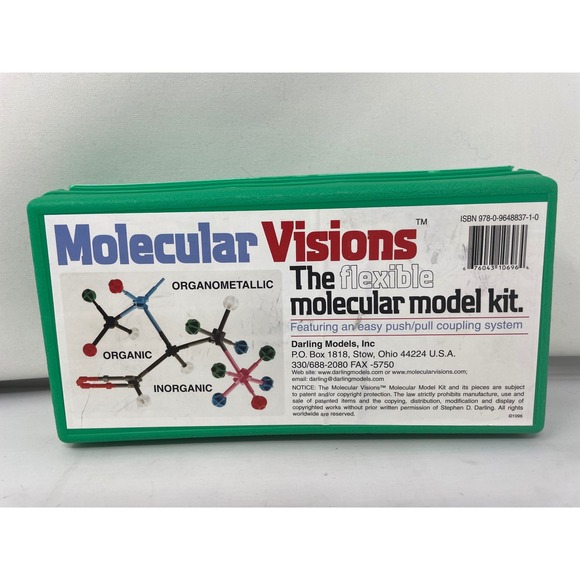 Molecular Visions Other - Molecular Visions Flexible Molecular Model Kit Organic Inorganic‎ Chemistry